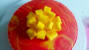 Cocarde en pâte à sucre
