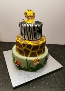 Gâteau à étages savane
