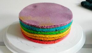 Le Rainbow Cake