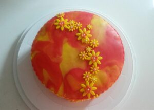 Fleuri rouge et jaune